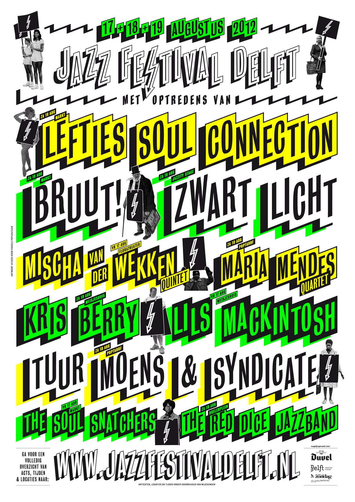 Jazz Festival Delft: Line-Up Posters